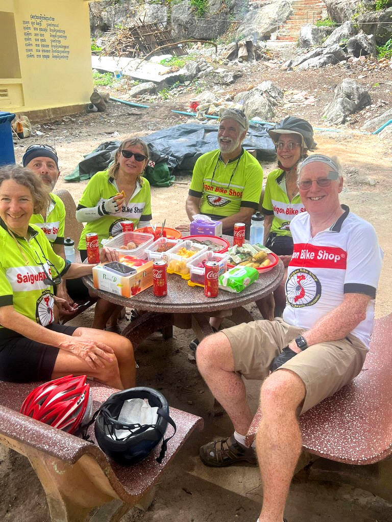 Cold water, snacks, fruits, and soft drinks for daily cycling
