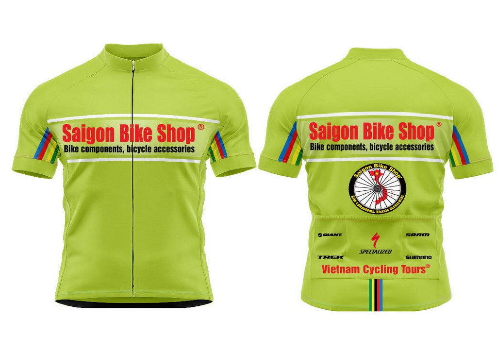 Cycling jerseys of Saigon Bike Shop